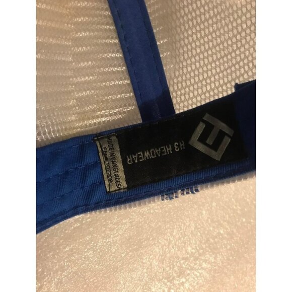 Adult BUD LIGHT Trucker MESH CAP Hat, Adjustable Snapback, ROYAL BLUE - Picture 7 of 7